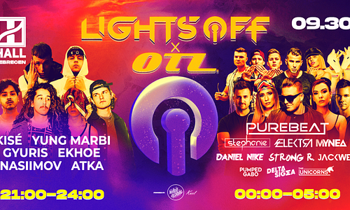 Lights OFF  09.30. - Hall, Debrecen