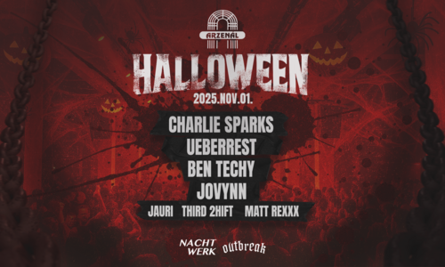 Arzenal Halloween w/ Charlie Sparks, Ueberrest, Ben Techy, Jovynn